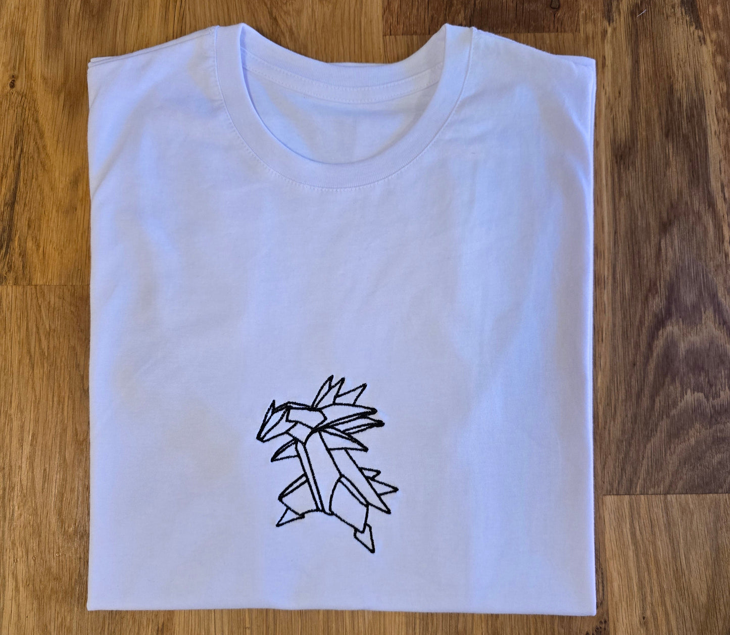 T-shirt brodé - "Plis Ardents"