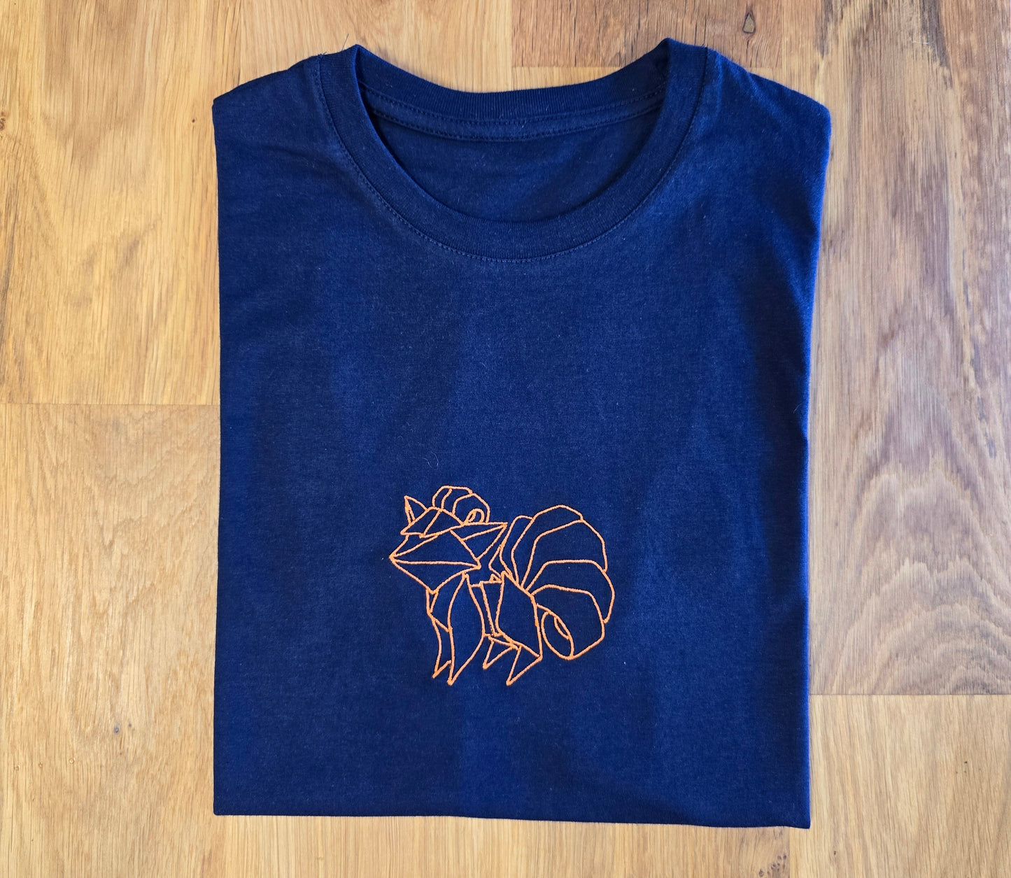 T-shirt brodé - "Queue de Soie"