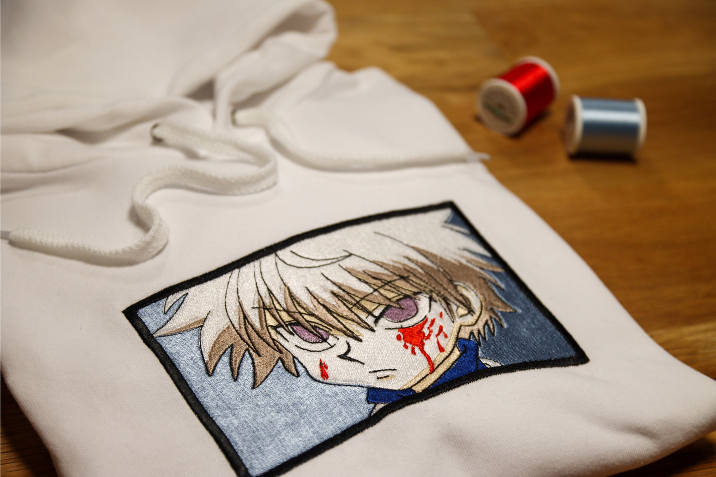 Sweat brodé à capuche "Kirua"