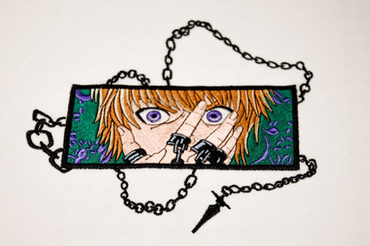 Sweat brodé sans capuche "Kurapika"